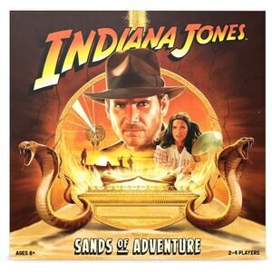 Indiana Jones Sands of Adventure Board Game‎ Funko Cooperative 2-4 Player Family